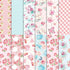 VIVIQUEN 24 Sheets Girl's Pink Tea Forum Double-Sided Scrapbook Paper 30x30cm Flower Craft Paper Folded Flat for DIY Decorative Background Card Ma...
