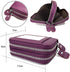 RFID Credit Card Holder, Small Leather Zipper Card Case Wallet for Women and ID Window Coin Pouch Security Travel Wallet (PURPLE)...