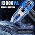 Car Vacuum Cleaner Portable Cordless,12000Pa High Power Handheld Car Vacuum Strong Suction, 6 in 1 Mini Vacuum Cleaner Air Duster, Hand Held Vacuu...