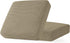 CHUN YI 2PC Stretch Couch Cushion Covers, Sofa Seat Slipcovers Suitable for Armchair Loveseat Sofa with Spandex Jacquard Fabric(2pc,Khaki)...