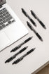 0.7mm Black Ink Gel pen Refillable & Retractable Gel Ink Rolling Ball Pens Classic Durable gel pen (Black-12 pack)...