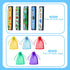 10 Sets Harmonica with Organza Gift Bags Music Party Favors 16 Holes Cartoon Harmonica Musical Instrument for Musical Party Gift Harmonica Beginne...