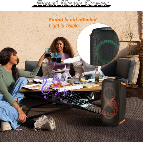 TXEsign Speaker Cover for JBL Partybox 110 Portable Bluetooth Speaker, Mesh Slip Cover Case Protective Case Accessories for JBL Speaker...