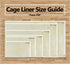 Bone Dry Faux Fur Pet Cage Liner, XXX-Large - 29 x 48", White...