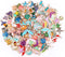 MARFOREVER 120 Pcs Ocean Themed Sea Charms for Jewelry Making, Assorted Gold Enamel Starfish Seashell Marine Pendants for Necklace Earring Bracele...