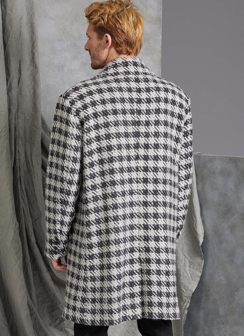 Vogue Men's Loose-Fitting Lined Coat Sewing Pattern Kit, Design Code V1976, Sizes 34-36-38-40-42...
