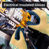 Electrical Insulated Gloves, 400V High Voltage Resistance Electrician Safety Gloves, Rubber Non Slip Work Gloves...