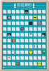 90s Movies Poster 100 Bucket List Scratch Poster...