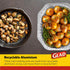 Glad Oval Roaster Pans, 2ct | 2 Count Foil Roasting Pans | Foil Baking Pan Disposable | Oval Aluminum Pan for Baking, Roasting, Reheating | Heavy ...