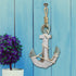 Stonebriar Anchor Wall Decor, Worn White, 1.00" x 9.50"...