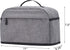 VOSDANS 2 Slice Toaster Cover with Zipper & Open Pockets Kitchen Small Appliance Cover with Handle, Dust and Fingerprint Protection, Machine Washa...