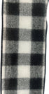 Lumberjack Ribbon,4" Wide x 10 Yards, Black White Buffalo Check Ribbon - Fuzzy Flannel : Lumberjack Party Supplies :...