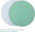 Round Mouse Pad,Non-Slip Mouse Mat with Premium Stitched Edge,Waterproof Thickened PVC Leather Mouse Pad for Office Work/Home/Decor-8.66"(Green,1 ...