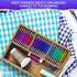 Embroidery Floss Bobbins - 120 Pcs Durable Plastic Embroidery Floss Organizer with 2 Slots, Hanging Hoop, Smooth Edges, and Tangle-Free Design - L...