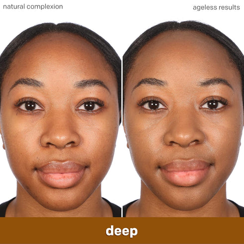 Almay Anti-Aging Foundation, Smart Shade Face Makeup with Hyaluronic Acid, Niacinamide, Vitamin C & E, Hypoallergenic-Fragrance Free, 800 Deep, 1 ...