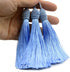 20pcs 15.5cm/6 Inch Silky Floss Bookmark Tassels with 2-Inch Cord Loop and Small Chinese Knot for Jewelry Making, Souvenir, Bookmarks, DIY Craft A...