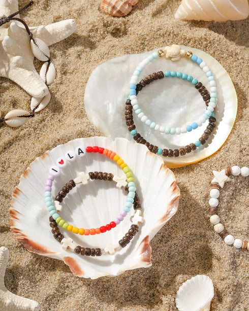 DoDoBeads Beach Beads Kit - Summer Bracelet Making Kit- 6000 Pcs 4mm Glass Seed Beads for Bracelets, Friendship Bracelet Making Kit, Jewelry Makin...