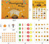 Geefuun 32 Players Thanksgiving Games Fall Bingo Cards for Party Supplies Decorations...