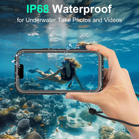 SOKUSIN for iPhone 15 Pro Max Case Waterproof - Shockproof Drop Proof Dustproof Phone Case with Built in Tempered Glass Screen Protector, 360 Full...