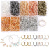 10 mm Jump Rings for Jewelry Making 7 Colors 1000 Pcs Stainless Steel Jump Rings with Open/Close Tools for Necklace Bracelet Repair Keychains Jewe...
