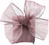 Dusty Rose Wired Ribbon 2.5 Inch x 10 Yard Metallic Dusty Pink Sheer Wired Ribbon Crinkle Wired Ribbon for Wreaths and Bows, Rustic Wedding, Gift ...