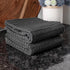 Ritz Royale Collection 100% Combed Terry Cotton, Highly Absorbent, Oversized, Kitchen Towel Set, 28" x 18", 2-Pack, Solid Graphite...