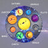 Eight Planet Cave Bubble Push Sensory Fidget Toy, Galaxy Cave Digits Fidget Toys, Autistic Adults Simple Sensory Anxiety Relief Big Cave, Bubble E...