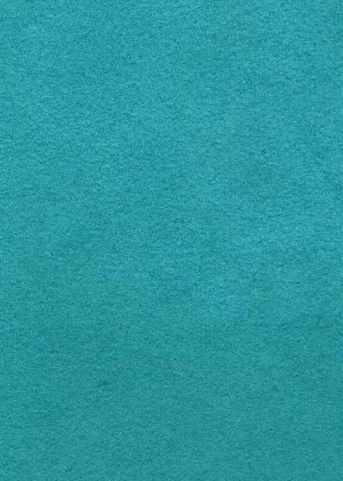 Peacock Blue Turquoise - Wool Felt Oversized Sheet - 20% Wool Blend - 1 12x18 inch Sheet...
