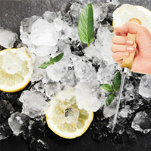 HIC Kitchen Ice Pick with Cover...