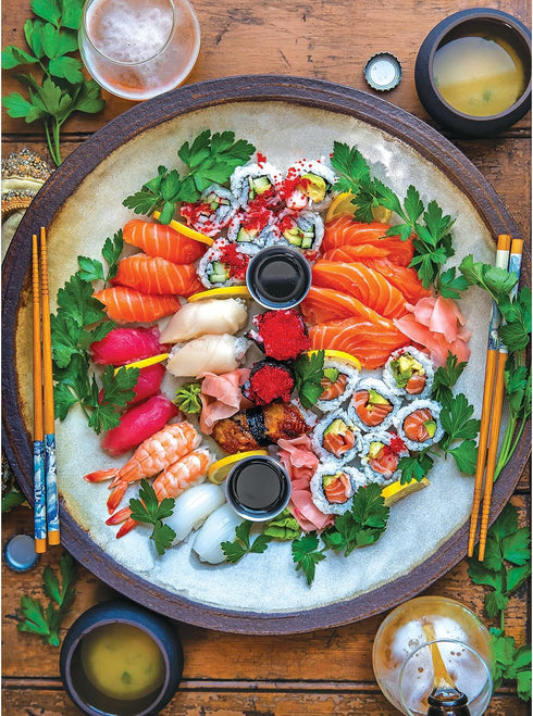 RoseArt - Dennis Prescott - So Good Sushi - 1000 Piece Jigsaw Puzzle for Adults...