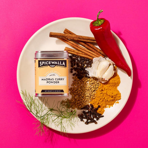 Spicewalla Madras Curry Powder 3.6 oz - Indian Seasoning - Non-GMO, No MSG, Gluten Free...