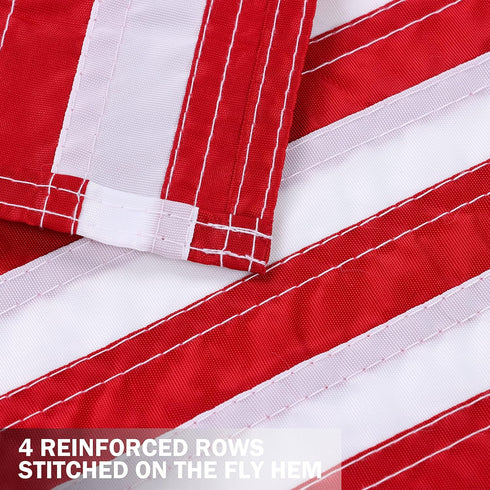 2 Pack American Flag Garden Flags Embroidered - 12''x18'', Deluxe Embroidered Stars and Sewn Stripes USA Garden Flags,Patriotic Decorative Yard Fl...