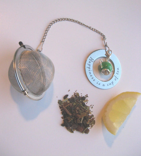 Stainless Steel Tea Infuser Tea Strainer Tea Ball with Teapot Charm for Loose Leaf Tea...