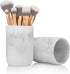 Essentra Home Blanc Collection White Bathroom Tumbler Cup for Vanity Countertops, Also Great As Pencil Pen Holder and Makeup Brush Holder...