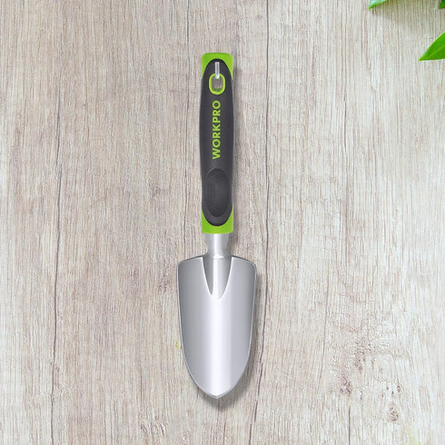 WORKPRO W152003 Garden and Flowerbed Hand Trowel, Heavy Duty Cast-Aluminum (Single Pack)...