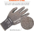 Ergodyne unisex adult ANSI A4 PU Coated CR Gloves, Gray, Extra Large US...