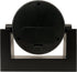 Timekeeper Small Desktop Swivel Clock for Desk, Battery Operated, 6.75" Wide x 2" Tall, Black Frame White Face...
