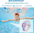 Waterproof AirTag Bracelet for Kids, Soft Silicone Air Tag Hidden Holder Case Compatible with Apple Airtag, Adjustable Anti-Lost Printed Strap Gps...