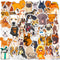 50Pcs Cute Dog Stickers Pack, Waterproof Vinyl Puppy Stickers for Water Bottle, Laptop, Suitcase, Bicycle, Notebooks, Diary, Scrapbooking, Kawaii ...