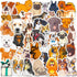 50Pcs Cute Dog Stickers Pack, Waterproof Vinyl Puppy Stickers for Water Bottle, Laptop, Suitcase, Bicycle, Notebooks, Diary, Scrapbooking, Kawaii ...