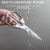 Multi-Function Kitchen Scissors Heavy Duty Kitchen Shears,Cutting Food Tools Cooking Shears for Chicken,Meat,Fish,Poultry(Sliver)...