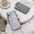 Omorro Glitter Diamond Sequins Wallet Case with Shiny Crossbody Chain for iPhone 12 Pro Max Black...