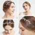 Gold Headband Bridal Tiara Flower Shape Women's Headpiece Wedding Hair Accessories (Light Rose Gold)...