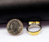 Uloveido A Pair of Titanium Gold Forever Love Double Couples Promise Rings 6mm Men and 5mm Women Wedding Bands Set Gift CR058...