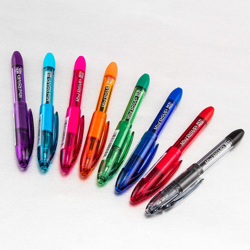 Pentel Mini Ballpoint Pen, Medium, Rubber Grip, Nonrefillable, Assorted (PENBK91MNBP8M) Category: Ballpoint Stick Pens...
