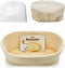 Oval Bread Banneton Proofing Basket - 10 Inch Baskets Sourdough Brotform Proofing Basket Set Banaton Towel for Baking Oval Proofing for Sourdough ...