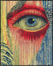 Posterizer 1 pcs-vibrant psychedelic abstract colorful art of eyes 1-Abstract & Modern Art-Fantasy & Fiction Art-Gift for Men Women Entrepreneur T...