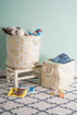 DII Polyester Storage Bin, Gold Metallic Collection Collapsible with Handles, Medium, Pineapple...