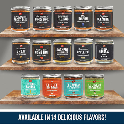 PS Seasoning NOTORIOUS P.I.G.- Pulled Pork Rub, Rib Rub Seasoning, Dry BBQ Rub, Seasoning for Smoking and Grilling, Dry Meat Rub for Pulled Pork B...