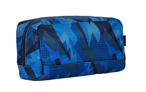 JuJuBe | Be Dapper Train Case | Toiletry, Cosmetic, Travel Organizer Bag for Men and Women | Blue Steel...